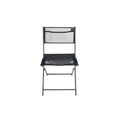 Compact Folding Chair with Mesh Backrest and Seat