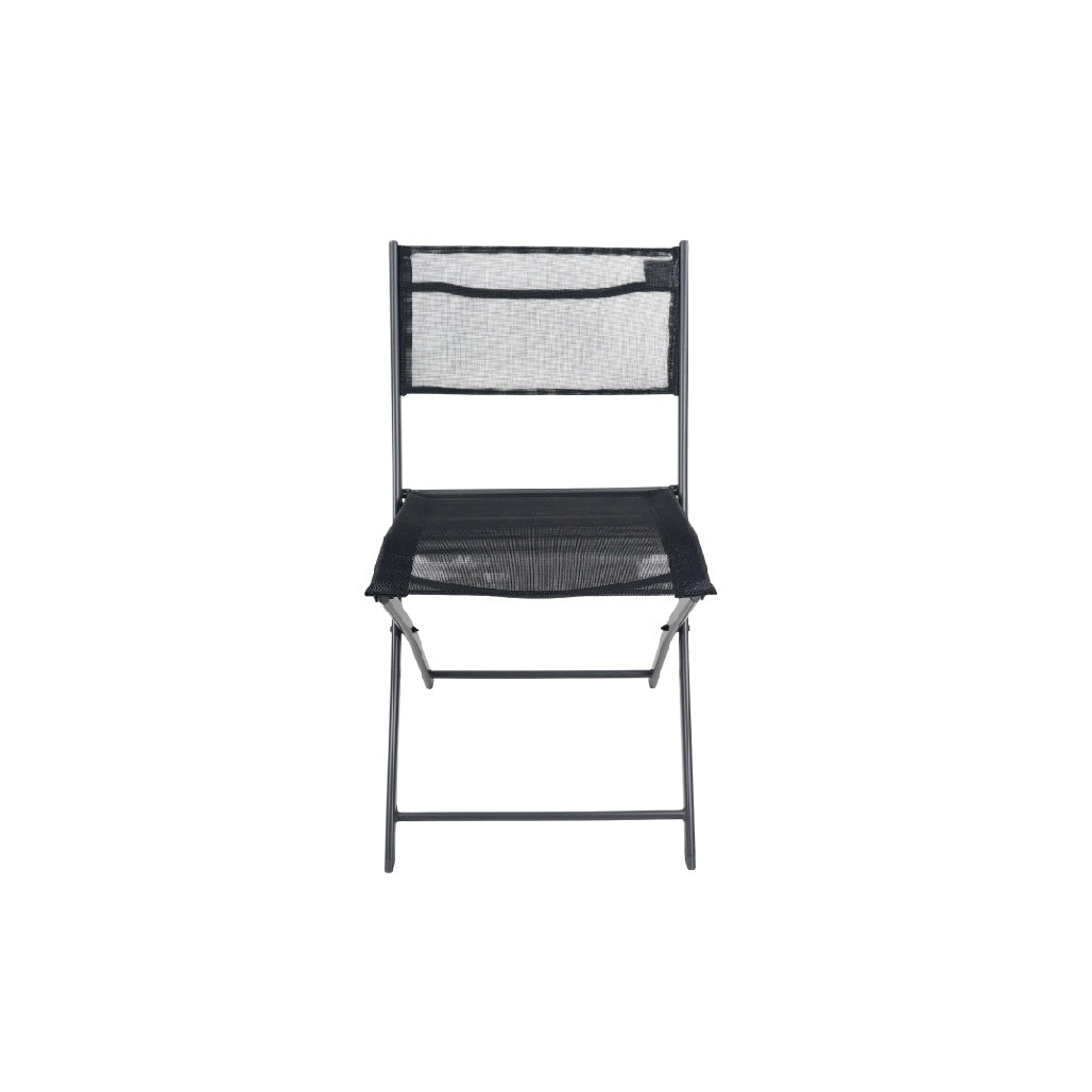 Compact Folding Chair with Mesh Backrest and Seat