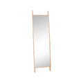 Minimalist Standing Mirror with Wooden Frame